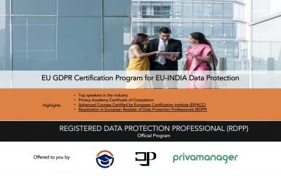 India Registered Data Protection Professional (RDPP) EU-INDIA Data Protection