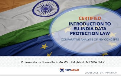 Introduction to EU-India data protection law – comparison of key concepts