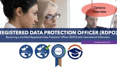 OPTIONS OVERVIEW REGISTERED DATA PROTECTION OFFICER RDPO