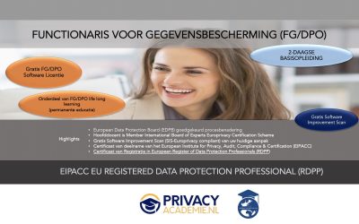 Opleiding Functionaris voor Gegevensbescherming (FG) Data Protection Officer (DPO) 2 Daags