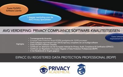 AVG Verdieping Privacy Compliance Software Kwaliteitseisen